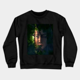 Woman portrait Crewneck Sweatshirt